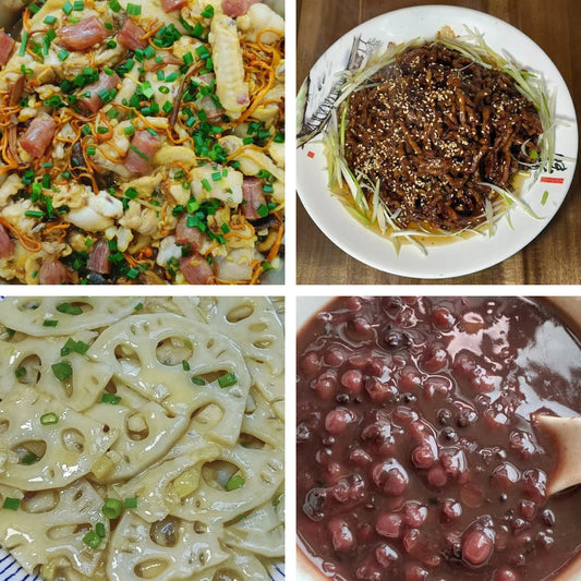 9月3日周四（B餐）家乡菜：虫草花腊肠蒸鸡    京酱肉丝    南乳藕片    陈皮红豆沙