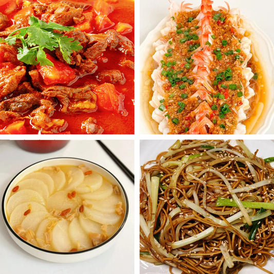 9月7日周日（B餐）家乡菜：番茄牛腩   蒜蓉蒸虾    鸡汤萝卜   豉油皇炒面