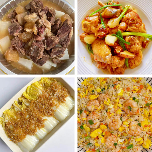 10月21日周二（B餐）家乡菜：清汤萝卜牛腩    姜葱炒走地鸡     蒜蓉蒸娃娃菜      虾仁炒饭