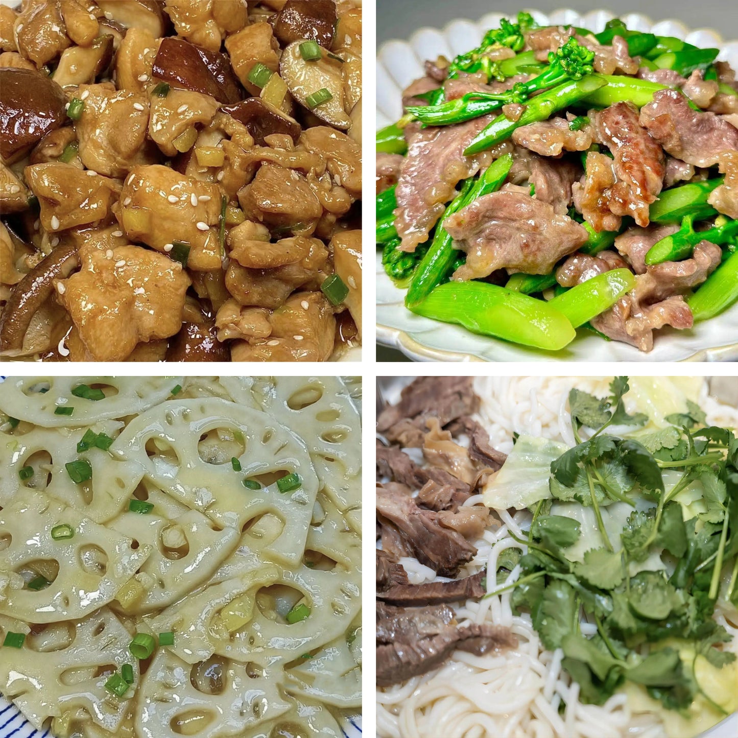 3月5日周四（B餐）家乡菜：野山菌蒸走地鸡     牛肉炒芥兰    南乳炒藕片    清汤牛腱粉（2盒）