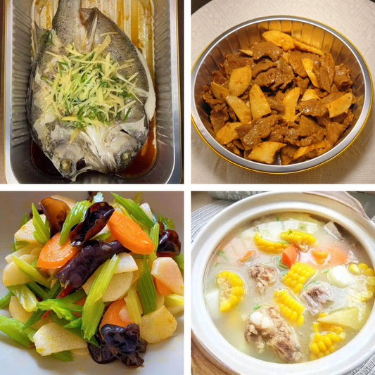 6月29日周一（B餐）家乡菜：清蒸鲈鱼      菌菇炒牛肉      西芹炒山药     玉米胡萝卜排骨汤