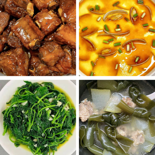 5月13日周三（B餐）家乡菜：红烧排骨     蛤蜊蒸水蛋    上汤红薯叶    海带龙骨汤