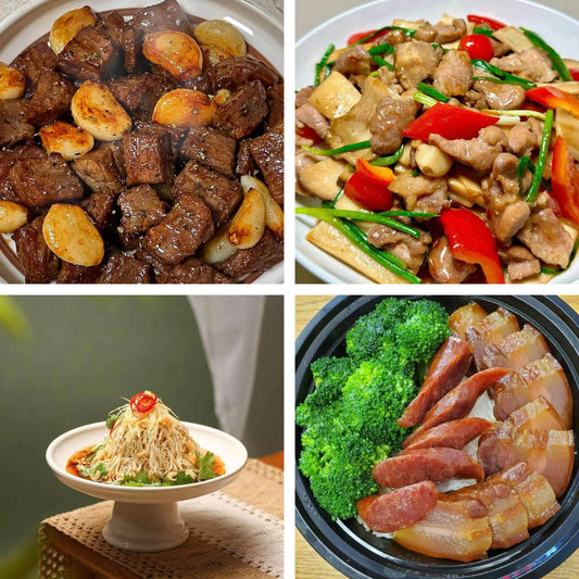 9月16日周三（B餐）家乡菜：黑椒牛仔粒    杏鲍菇炒肉片      大煮干丝    腊味钵仔饭（2钵）