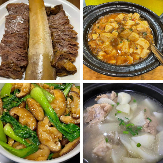 8月25日周二（B餐）家乡菜：酱香牛肋排    咸鱼鸡粒豆腐煲    花菇油菜    筒骨萝卜汤