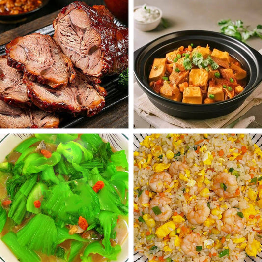 8月10日周一（B餐）家乡菜：香卤牛腱     红烧豆腐    上汤煲淋芥菜心   虾仁腊肠炒饭