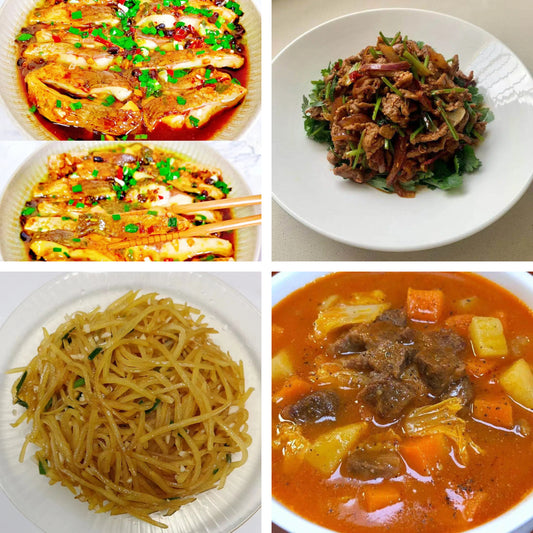 2月6日周五（B餐）家乡菜：豉汁蒸清江鱼    孜然羊肉     醋溜土豆丝     罗宋汤