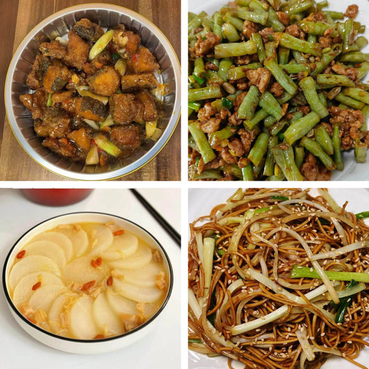 10月24日周五（B餐）家乡菜：豉油皇银鳕鱼     肉沫豆角    鸡汤萝卜   豉油皇炒面