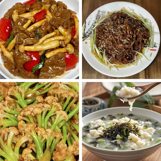 2月18日周三（B餐）家乡菜：菌菇炒牛肉    京酱肉丝     蒜香散花菜     发菜鱼蓉羹