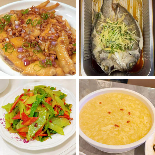 3月9日周一（B餐）家乡菜：红葱油淋鸡     清蒸海鲈鱼     莴笋炒青红椒     鸡茸玉米羹