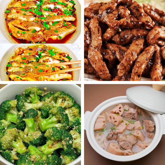 8月7日周五（B餐）家乡菜：豉汁蒸清江鱼     铁板黑椒牛柳     蒜香西兰花     排骨莲藕汤