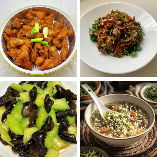 5月20日周三（B餐）家乡菜：南乳蒜香骨    孜然羊肉    丝瓜炒云耳    西湖牛肉羹
