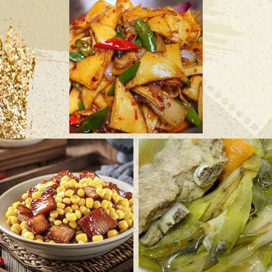 10月28日周三（C餐）精致小餐：干锅千叶豆腐🌶️    叉烧玉米粒     霸王花龙骨汤