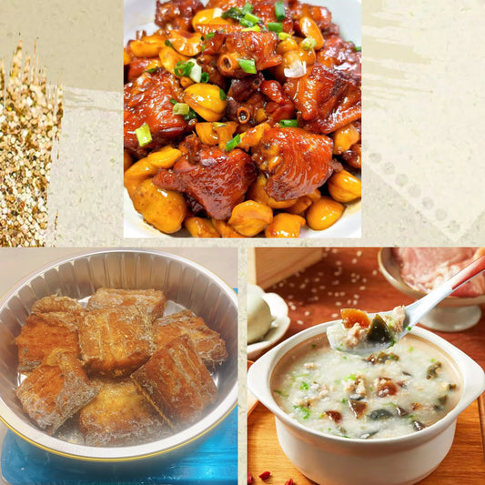 10月26日周日（C餐）精致小餐：栗子焖鸡      椒盐带鱼    皮蛋瘦肉粥
