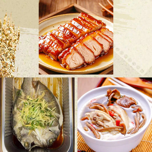 8月24日周一（C餐）精致小餐：蜜汁叉烧     清蒸海鲈鱼    茶树菇炖鸡汤