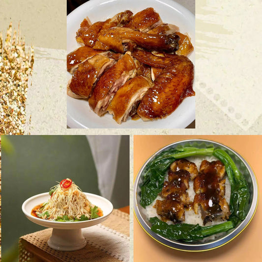 6月3日周三（D餐）精致小餐：易佰招牌豉油鸡     大煮干丝    鳗鱼钵仔饭（2钵）