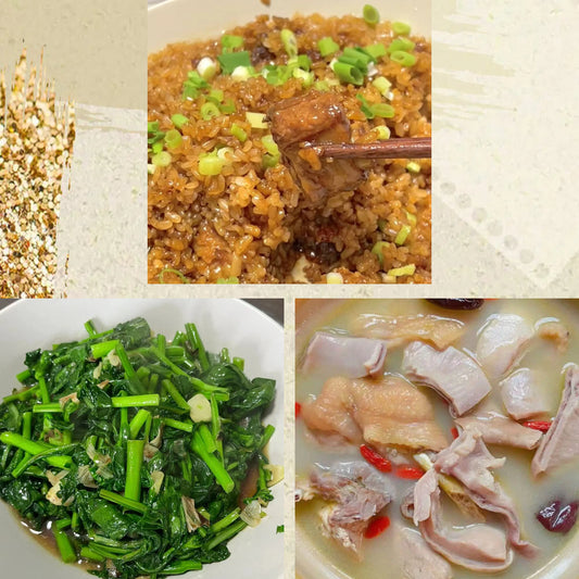 4月15日周三（D餐）精致小餐：糯香排骨     清炒油菜    胡椒猪肚鸡汤