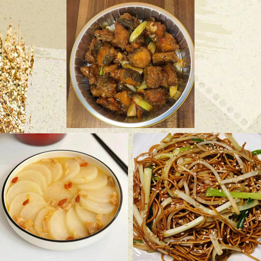 10月24日周五（D餐）精致小餐：豉油皇银鳕鱼    鸡汤萝卜    豉油皇炒面