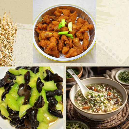 5月20日周三（D餐）精致小餐：南乳蒜香骨     丝瓜炒云耳   西湖牛肉羹