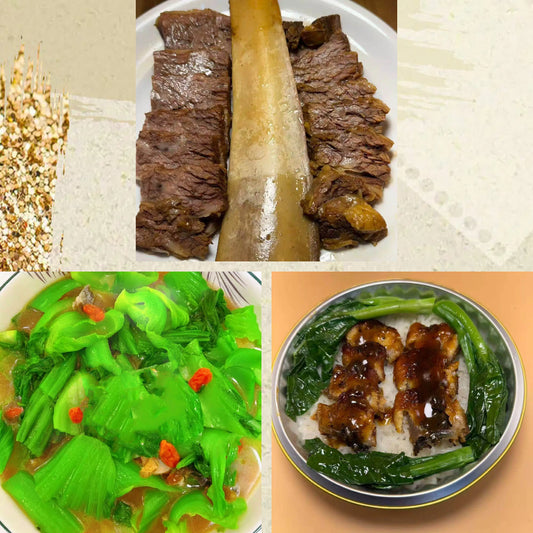 7月8日周三（D餐）精致小餐：酱香牛肋排     煲淋水东芥菜    鳗鱼钵仔饭（2钵）