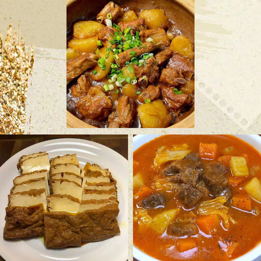 5月6日周三（D餐）精致小餐：排骨炖土豆     卤水豆腐     罗宋汤