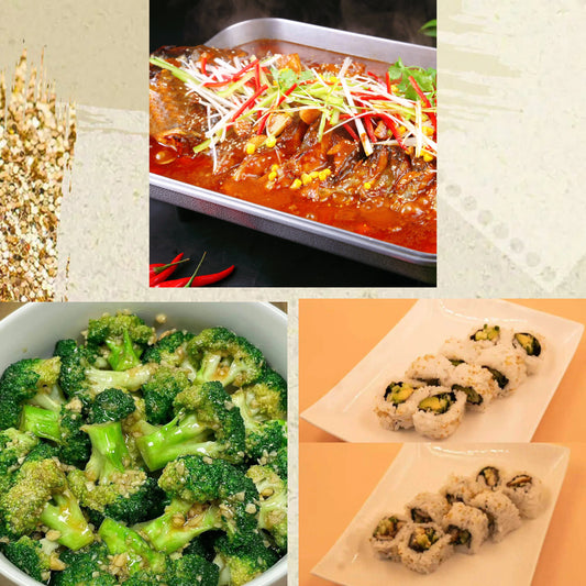 3月25日周三（D餐）精致小餐：秘制酱香烤鱼       蒜香西兰花    日式卷