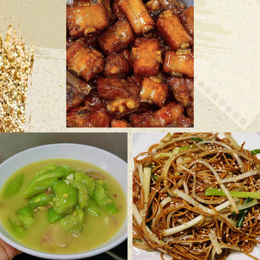 7月15日周三（D餐）精致小餐：糖醋排骨     上汤丝瓜     豉油皇炒面