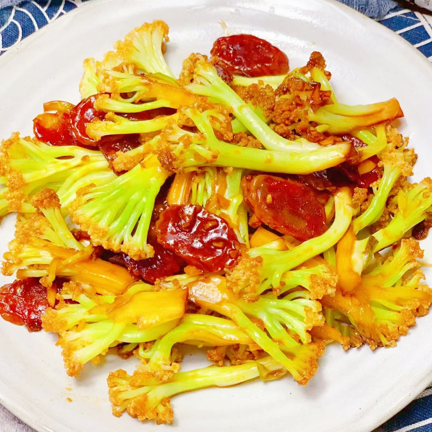 7月5日周日（I餐）精品菜：腊味炒菜花