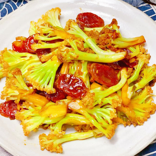 7月5日周日（I餐）精品菜：腊味炒菜花