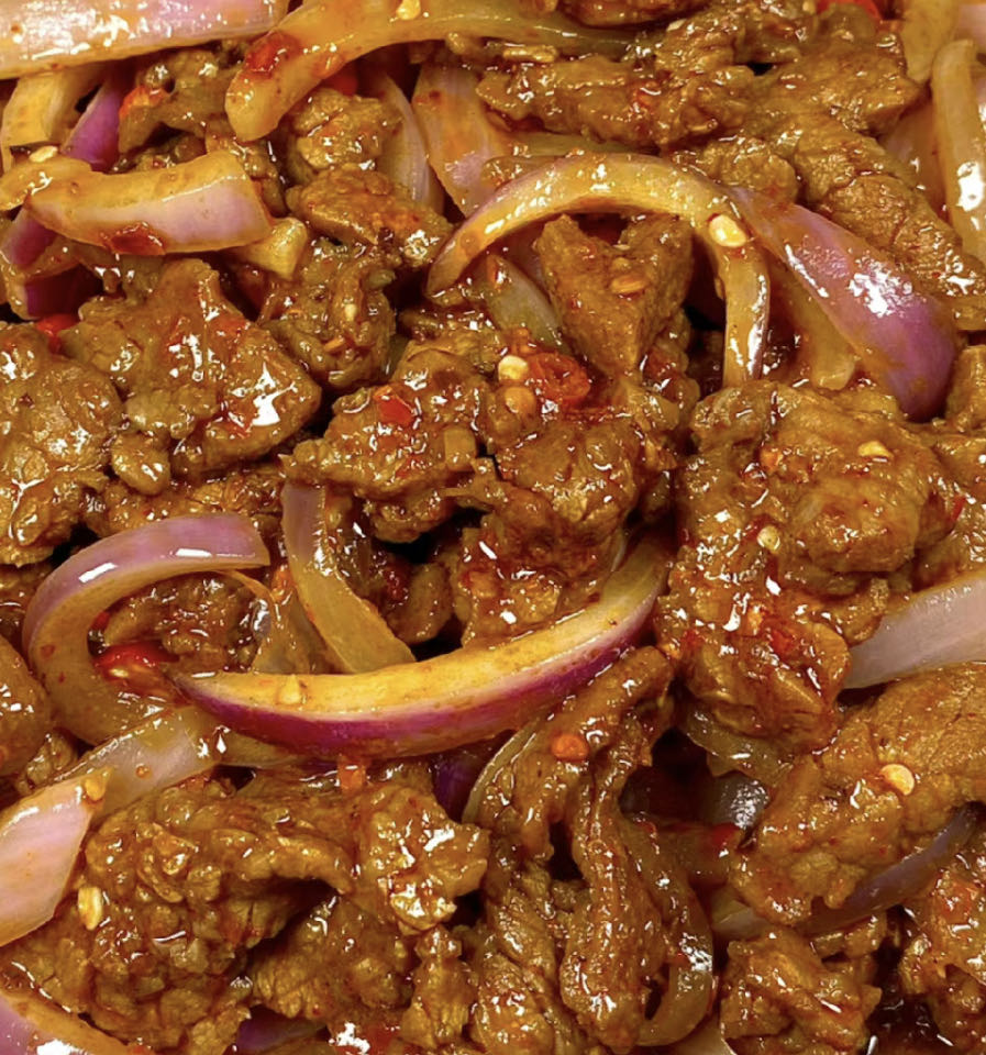 8月4日周二（E餐）精品菜：孜然牛肉（微🌶️）
