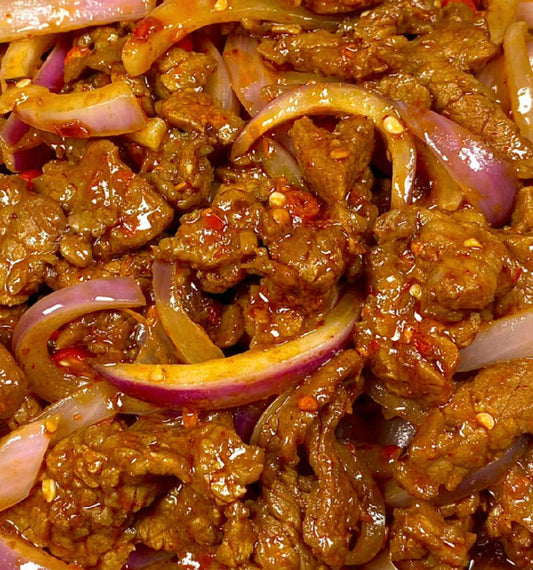 8月4日周二（E餐）精品菜：孜然牛肉（微🌶️）