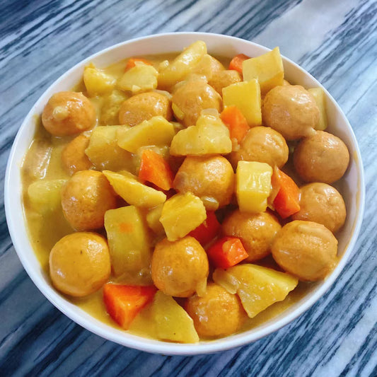 7月9日周四（I餐）精品菜：咖喱土豆鱼蛋