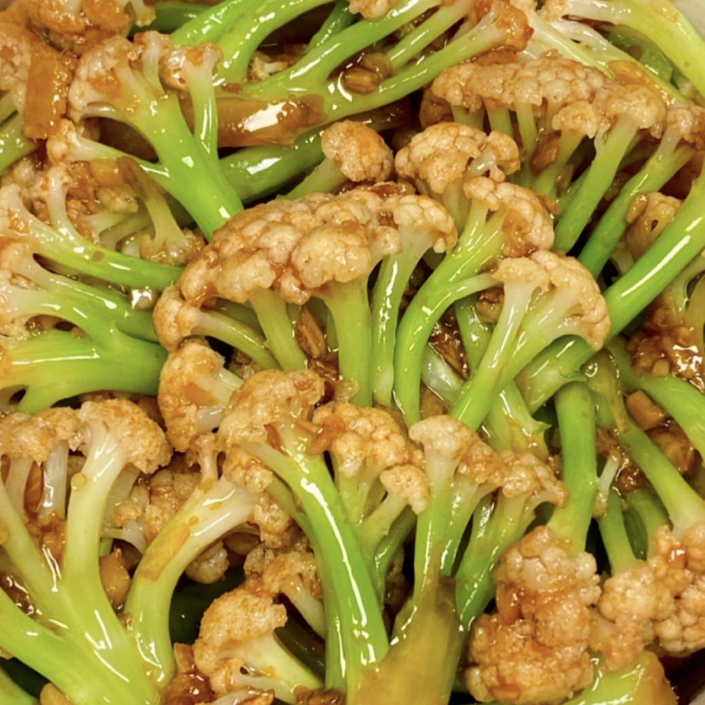 2月18日周三（G餐）精品菜：蒜香散花菜（当日订单满💲36即可免费配送，如果单独订此餐，需额外支付$10派送费）