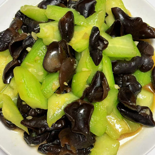 5月20日周三（G餐）精品菜：丝瓜炒云耳